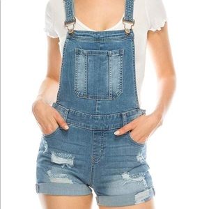 EnJean overall shorts size S